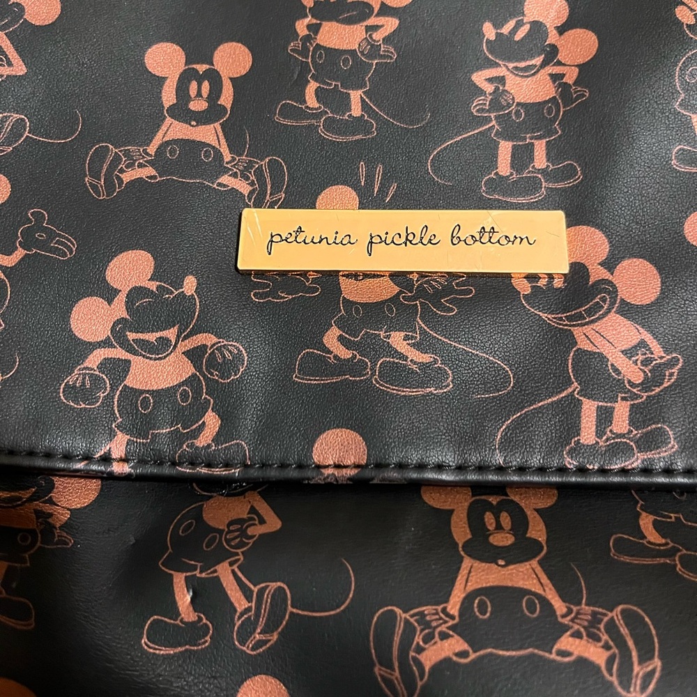 Petunia Pickle Bottom MINI BOXY BACKPACK METALLIC MICKEY MOUSE